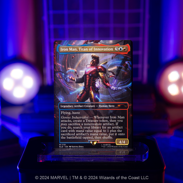 Magic the Gathering Secret Lair x Marvel's Iron Man - Rainbow Foil Edition