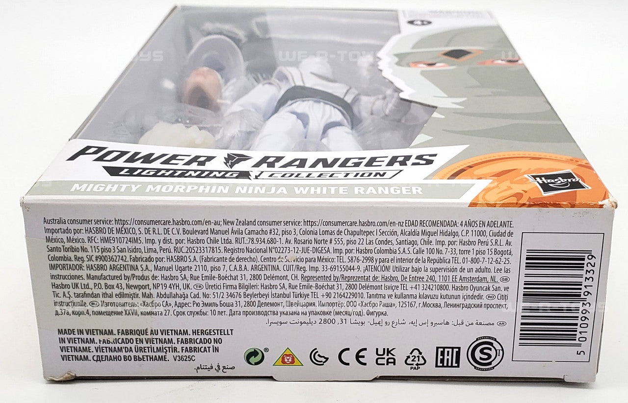 Power Rangers Lightning Collection Ninja White Ranger 6" Action Figure