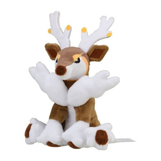 Pokemon Center: Sitting Cuties: Sawsbuck Winter Plush # 586 -  Generation 5 - 6 In