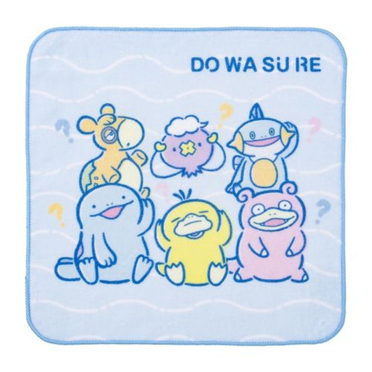 Pokemon Center Original Hand Towel, DOWASURE Main Art Quagsire Psyduck Slowpoke