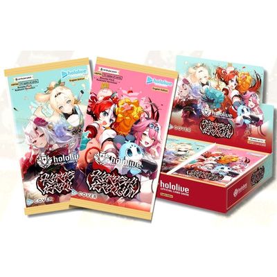 Hololive Trading Card Game Enchant Regalia Ayakashi Vermillion Booster Box [12 Packs]