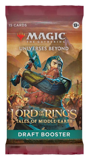 Magic: The Gathering The Lord of The Rings: Tales of Middle-Earth Draft Booster Pack (15 Magic Cards)