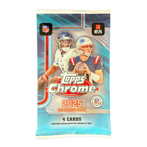 2025 Topps Chrome Football Blaster Pack