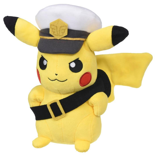 Takara Tomy 8 Inch Pokemon Plush Captain Pikachu Goggles