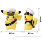 Takara Tomy 8 Inch Pokemon Plush Captain Pikachu Goggles