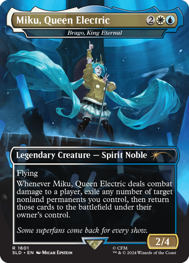 Magic the Gathering Secret Lair x Hatsune Miku: Winter Diva English Edition (Foil)