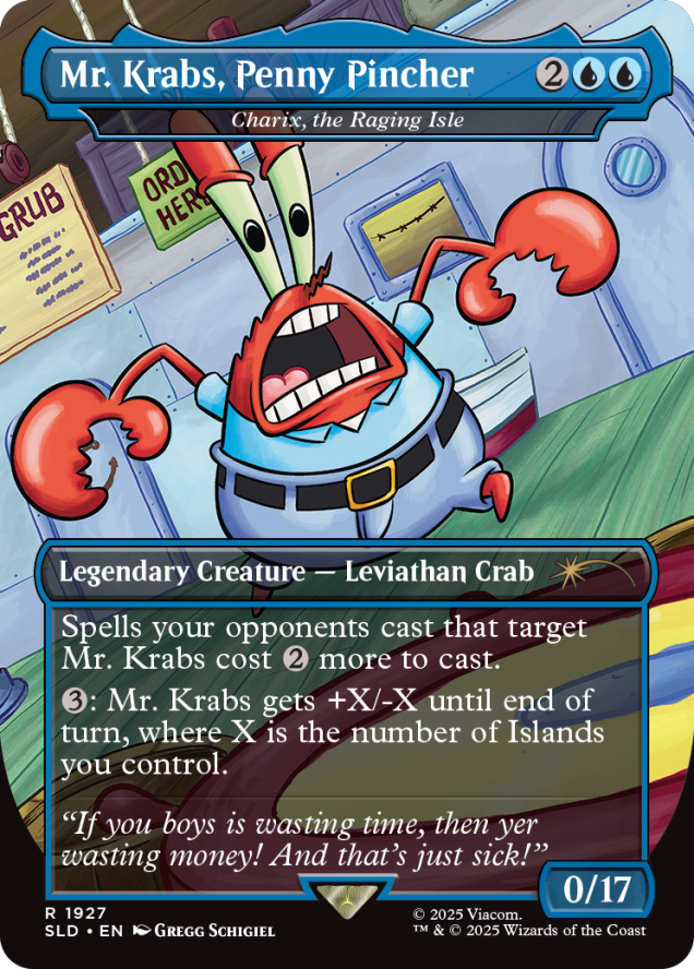 Magic the Gathering Secret Lair x SpongeBob SquarePants: Legends of Bikini Bottom (Foil)