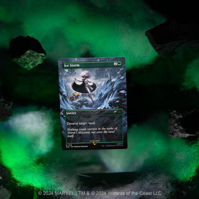 Magic the Gathering Secret Lair x Marvel's Storm - Rainbow Foil Edition