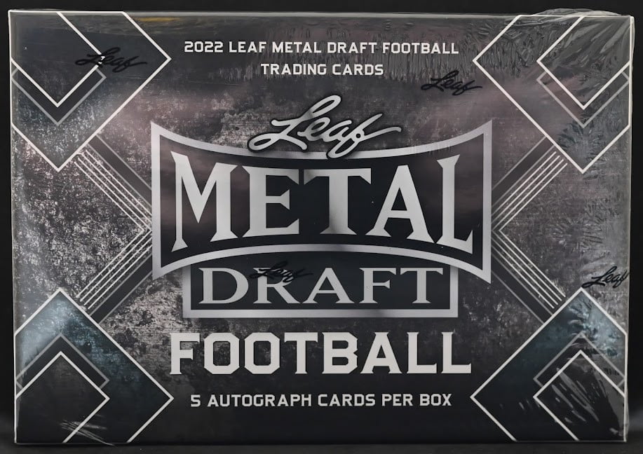 2022 Leaf Metal Draft Football Hobby Box