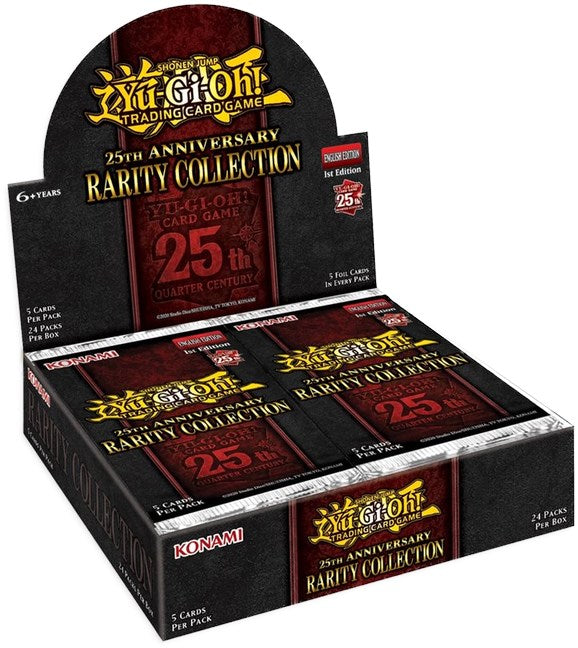 YU-GI-OH CCG: BOOSTER BOX: 25TH ANNIVERSARY: RARITY COLLECTION Booster Box (24 Packs)