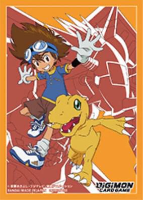 Digimon Trading Card Supplies - Deck Sleeves - TAI & AGUMON (60 Sleeves)