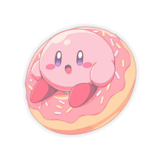 Doughnut Pinky Kiss-Cut Sticker