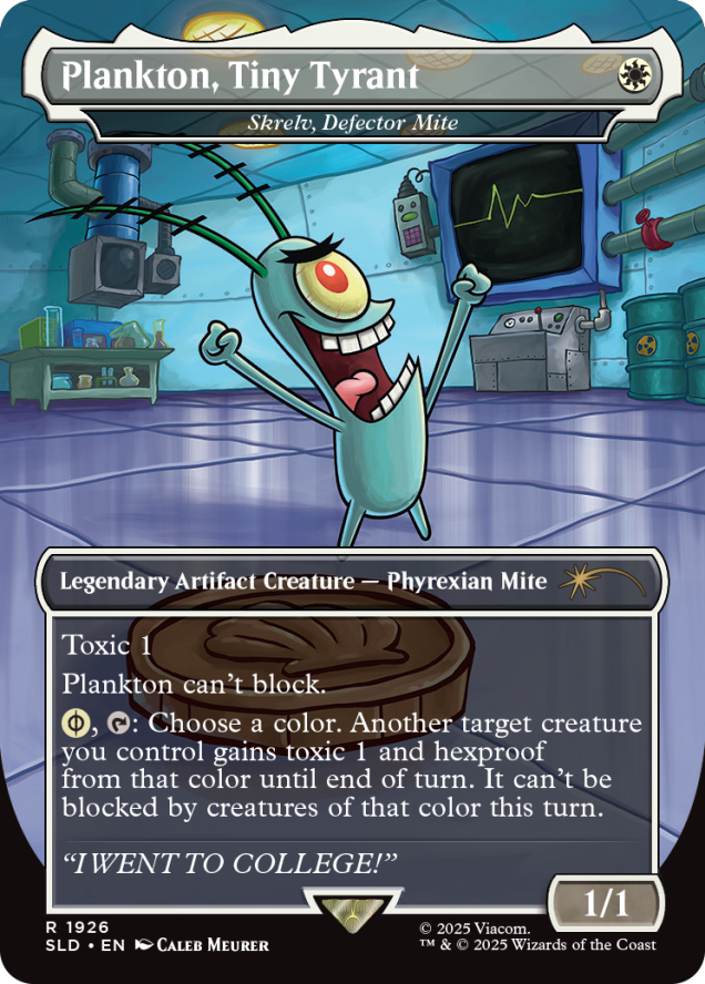 Magic the Gathering Secret Lair x SpongeBob SquarePants: Legends of Bikini Bottom (Foil)