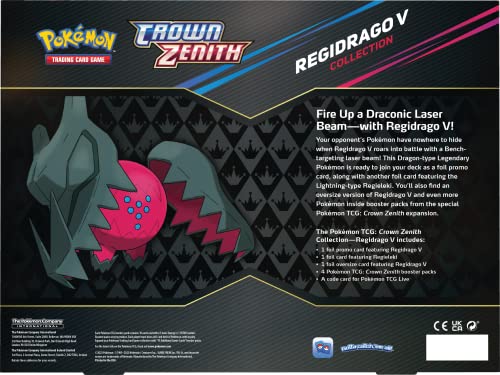 Pokemon Regidrago V Crown Zenith Collection