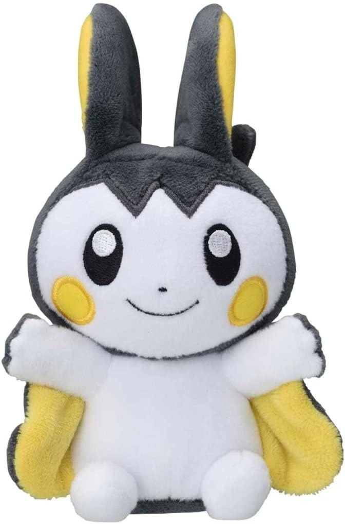 Pokemon Center: Emolga Sitting Cuties Plush, 6 Inch