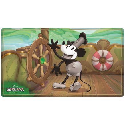 Ravensburger Disney Lorcana TCG Playmat Featuring Mickey Mouse – True Friend by Dave Beauchene | Protects Cards | Versatile Game, Desk, or Mouse Pad | Durable Non-Slip Surface | Suitable for Ages 8+