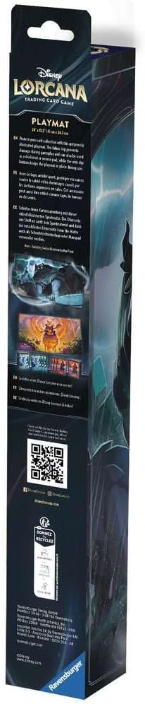 Ravensburger Disney Lorcana TCG Playmat Featuring Beast – Forbidding Recluse by Alice Pisoni | Protects Cards | Versatile Game, Desk, or Mouse Pad | Durable Non-Slip Surface | Suitable for Ages 8+