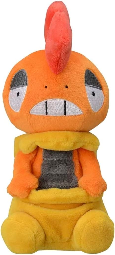 Pokemon Center: Scrafty Sitting Cuties Plush, 6 ¾ Inch