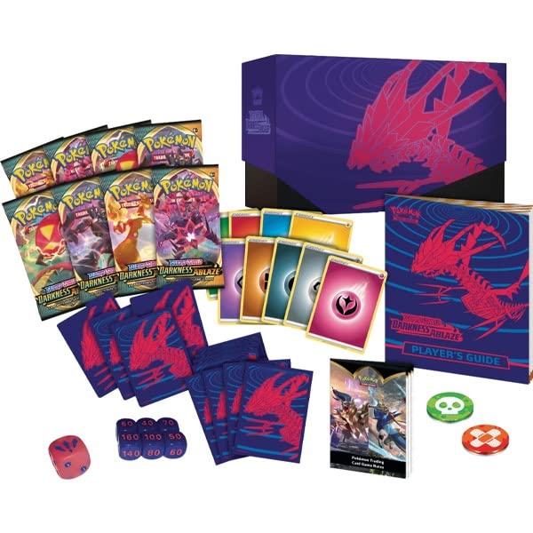 Pokemon TCG: Sword & Shield Darkness Ablaze Elite Trainer Box, Multicolor