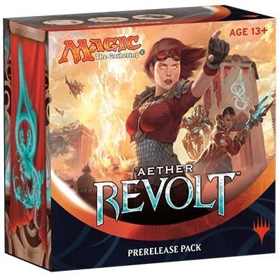 Magic the Gathering: Aether Revolt AER Prerelease Pack (Pre-Release Promo, 6 Booster Packs, Spindown Counter