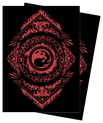 Ultra Pro Mana 7 100ct Card Sleeves - Mountain Red