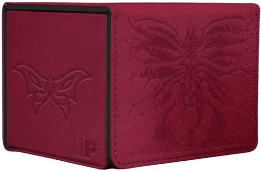 Ultra Pro - MTG Duskmourn Alcove Edge FT. Creepy Leather Set, Protect and Store 100 Double Sleeves Standard Size Cards, MTG Deck Box, Leatherette Finish, Side Loading Card and Deck Protector