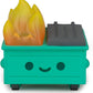 100% Soft Dumpster Fire Vinyl Figure