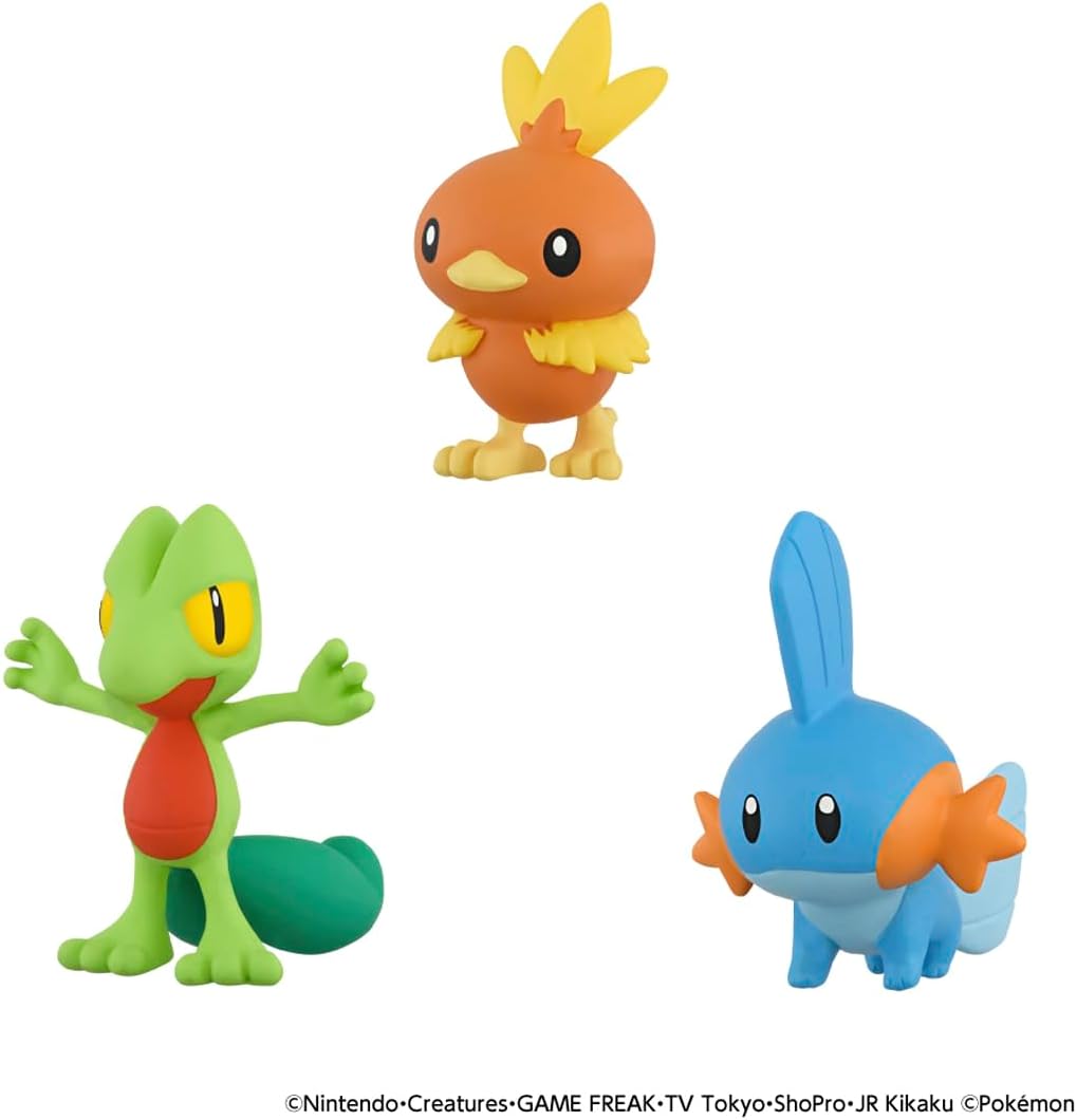 Takara Tomy Pokemon 30th Anniversary Moncolle Travel Set Hoenn (Set of 3 Starters)