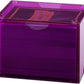 Dragon Shield Strongbox Deck Box Clear Purple, Holds 100+ Double Sleeved Cards, Acrylic TCG Storage Case, Vacuum Seal Closure, Stackable, Display Lid, 83.5 x 106 x 75.5 mm