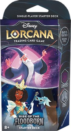 Disney Lorcana: Rise of the Floodborn Starter Deck (Amethyst & Steel) - Presale Ships 11/17/2023 12:00:00 AM