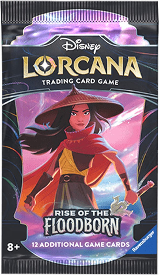 Ravensburger 12 Card Booster Pack Lorcana Rise of the Floodborn Individual Pack