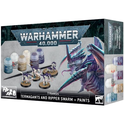 Games Workshop - Warhammer 40K - Tyranids - Termagants and ripper swarm + paints