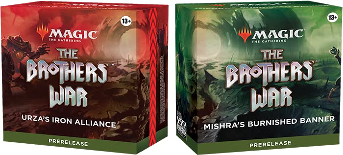 Magic: The Gathering The Brothers’ War Prerelease Pack Kit | 6 Booster Packs (91 Magic Cards)