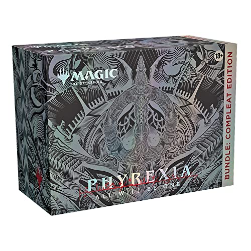 Magic: The Gathering Phyrexia: All Will Be One Bundle: Compleat Edition | 1 Compleat Edition Booster, 12 Set Boosters, and Exclusive Accessories