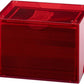 Dragon Shield Strongbox Deck Box Clear Red, Holds 100+ Double Sleeved Cards, Acrylic TCG Storage Case, Vacuum Seal Closure, Stackable, Display Lid, 83.5 x 106 x 75.5 mm