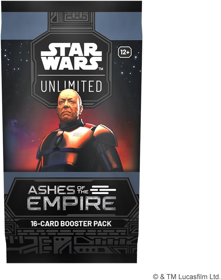 Asmodee Star Wars: Unlimited TCG Ashes of the Empire Booster Display - 24 Booster Packs Trading Card Game Expansion Featuring Battle of Endor Characters, Ages 12+, 2+ Players, 20 Minute Playtime