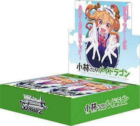 Bushiroad Miss Kobayashis Dragon Maid 16 Packs - 9 Cards per Pack - English - Weiss Schwarz Booster Box