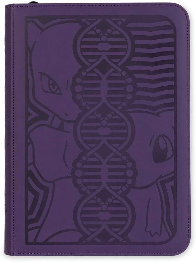 Pokémon Center: Pokémon TCG: Mewtwo & Mew DNA Premium Zip Binder