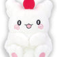 Sanrio Hanamaru Ghost Fluffy Plush 205490-25 H 15 x W 14.5 x D 12 cm