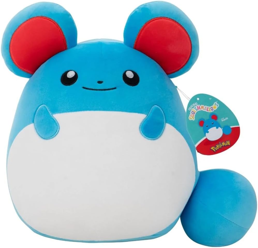 Squishmallows Pokemon 10 in Marill Plush Toy Pokemon Toy