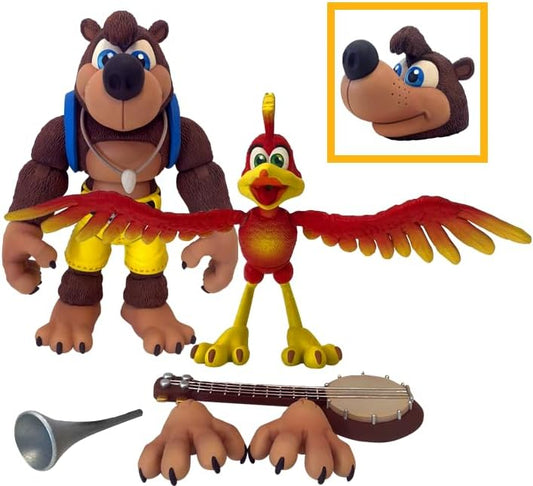 Premium DNA Toys Action Figure Banjo Kazooie - Banjo + Kazooie 2-Pack
