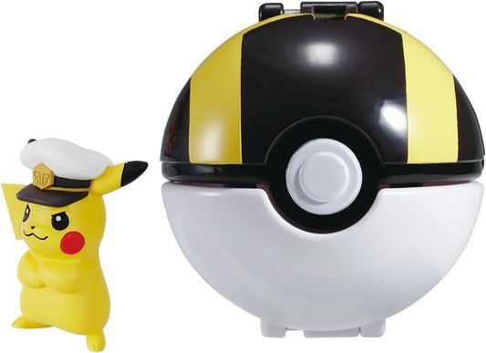 Takara Tomy Pokemon Moncolle Pokederze Captain Pikachu (Ultra Ball)