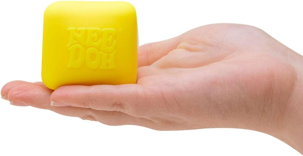 Schylling Needoh Color Change Cube - Sensory Squeeze Toy - Colors May Vary