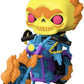 Funko POP! Marvel – Ghost Rider Deluxe Rides (Black Light) Vinyl Figure – Funko Exclusive