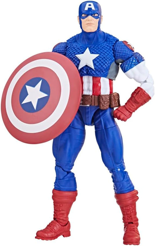 Marvel Legends Series: Ultimate Captain America Ultimates,Classic Comic Collectible 6 Inch Action Figure