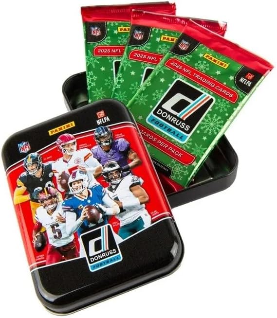 2025 Panini Donruss Football Trading Cards Tin