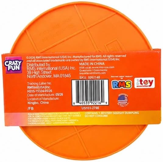 The Original Mystery Dumpling Squishy Toy 3.5 Inch Diameter (Trick-or-Treat Edition)