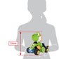 Sanei Boeki MKW01 Super Mario Kart World Yoshi Plush Toy W6.7 x D10.6 x H9.1 inches (W17 x D27 x H23 cm)