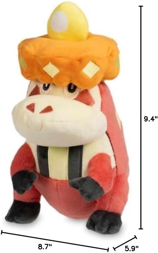 Pokemon Center: Crocalor Poké Plush, 9 ½ Inch