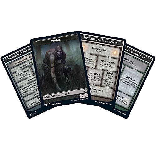 Magic: The Gathering Adventures in The Forgotten Realms Commander Deck  Dungeons of Death (White-Blue-Black)